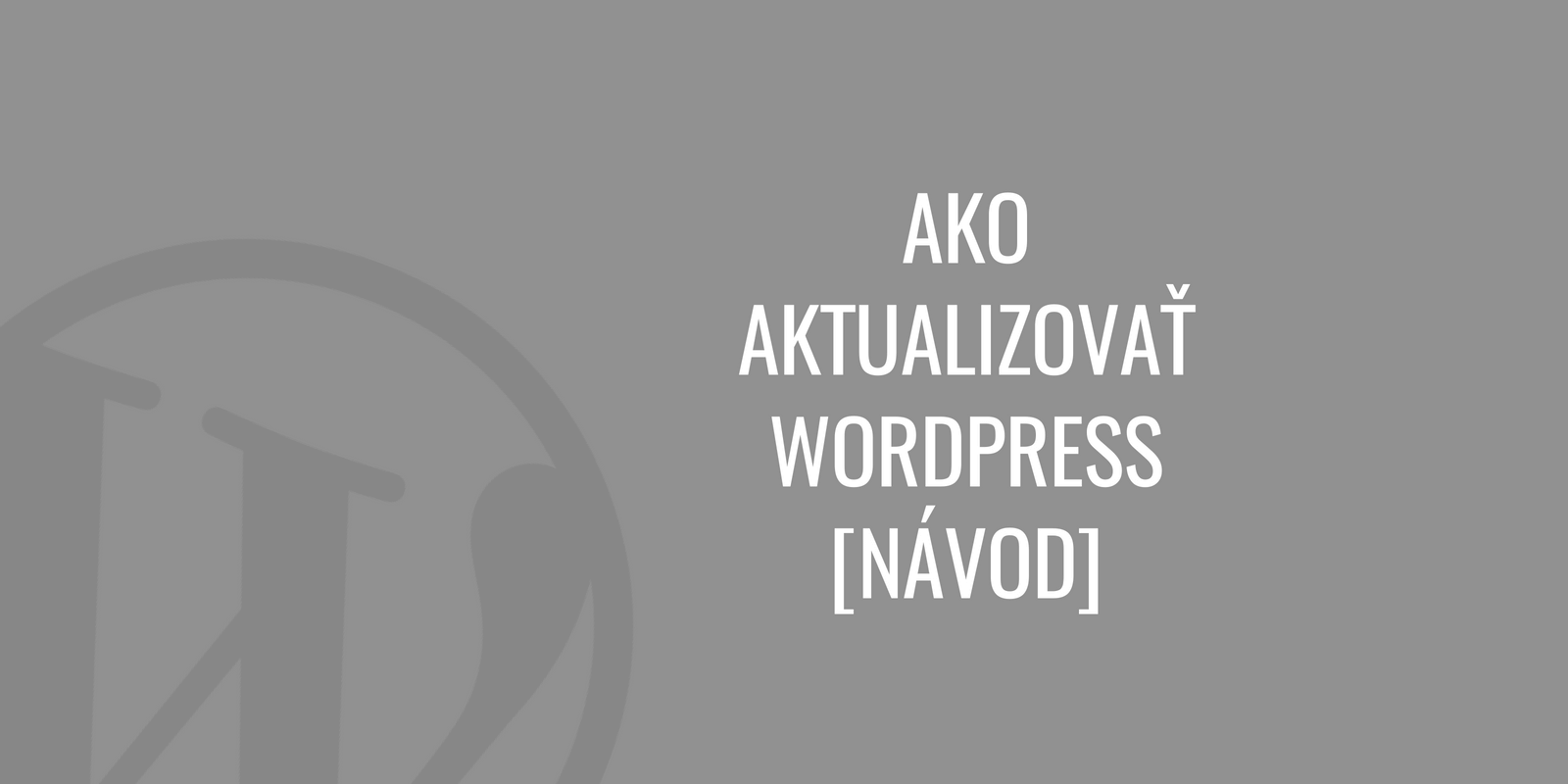 Cómo actualizar WordPress