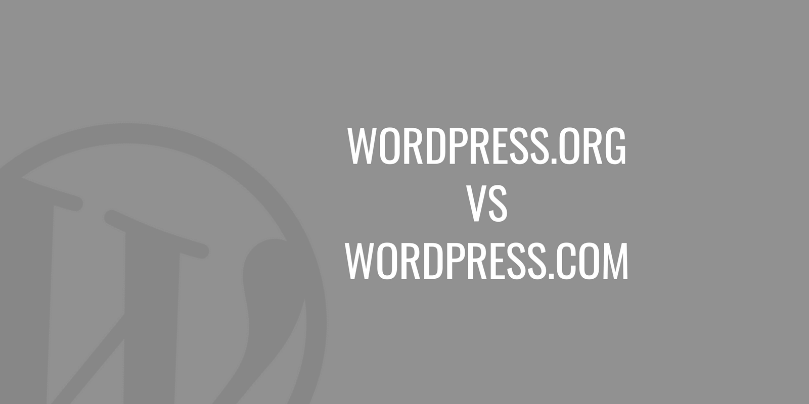 WordPress.org vs WordPress.com - Las diferencias