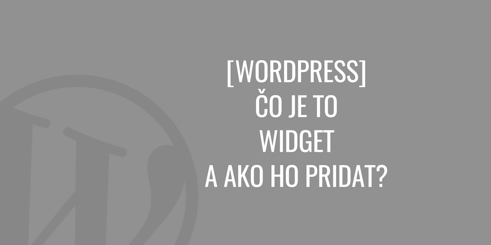 Widgets de WordPress